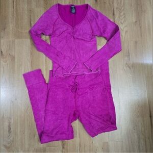 PINK Victoria's Secret Magenta Leggings Set